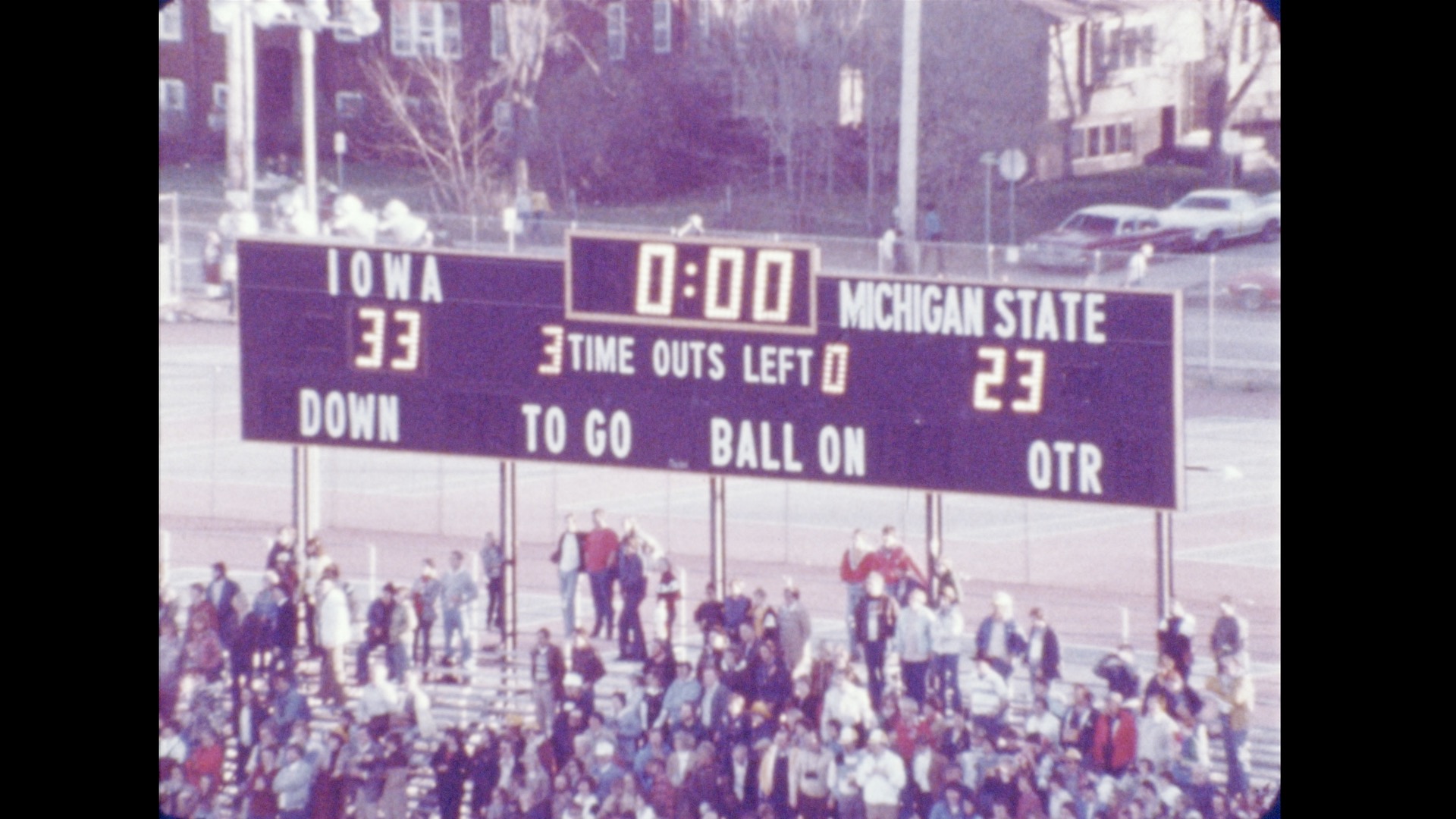 MSU Football vs. Iowa, 1979