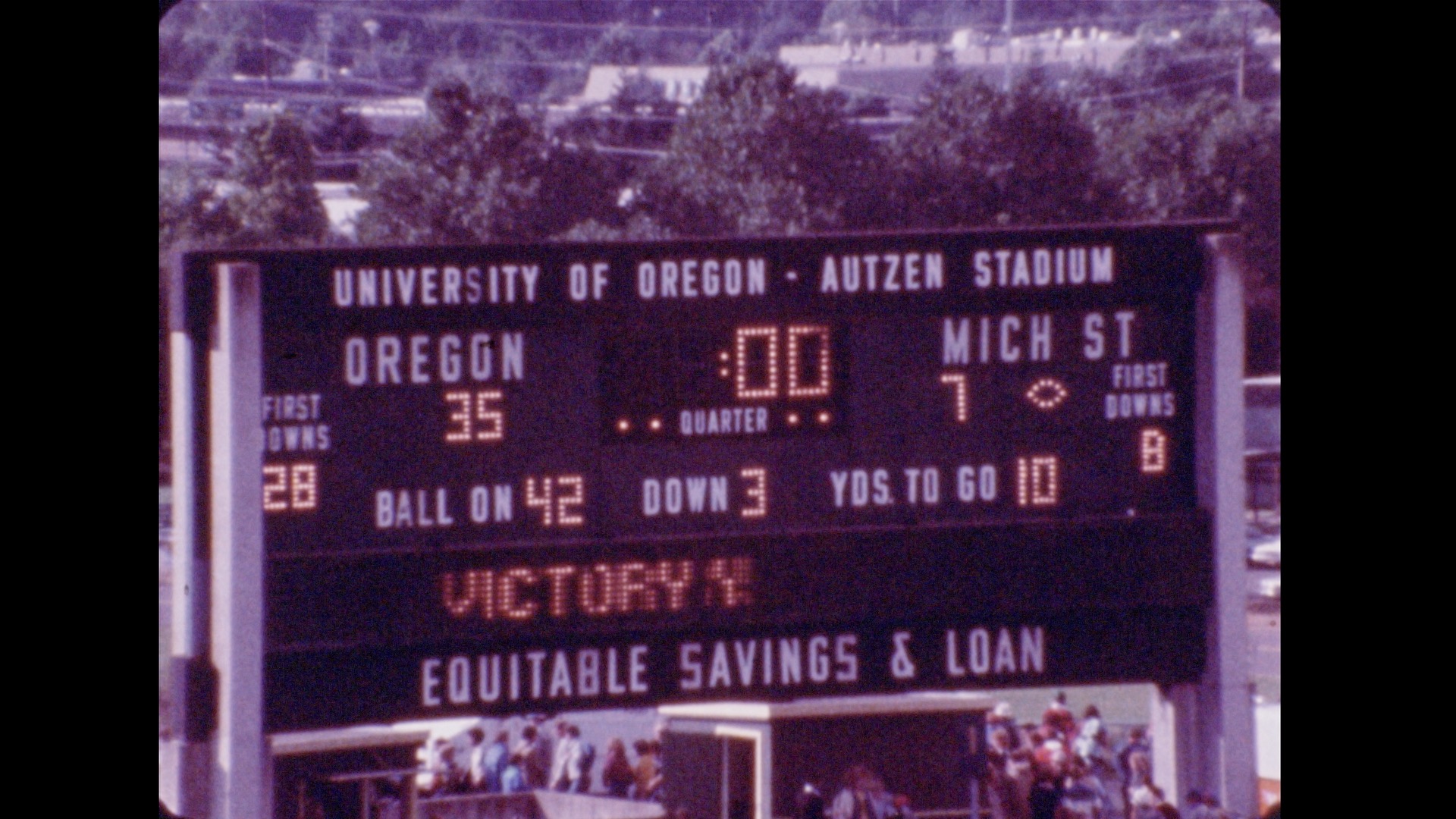 MSU Football vs. Oregon, 1980