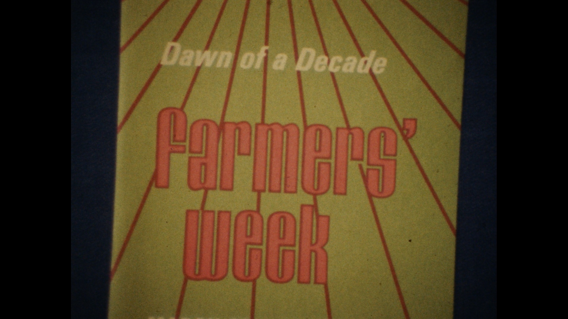 Farmers' Week "Dawn of a Decade", 1970
