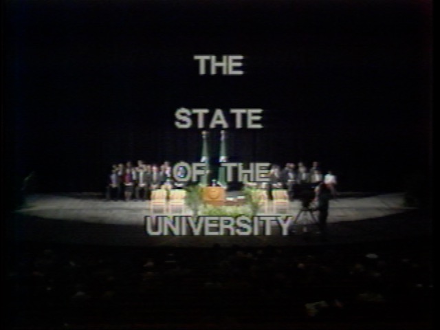 State of the University Address, 1987