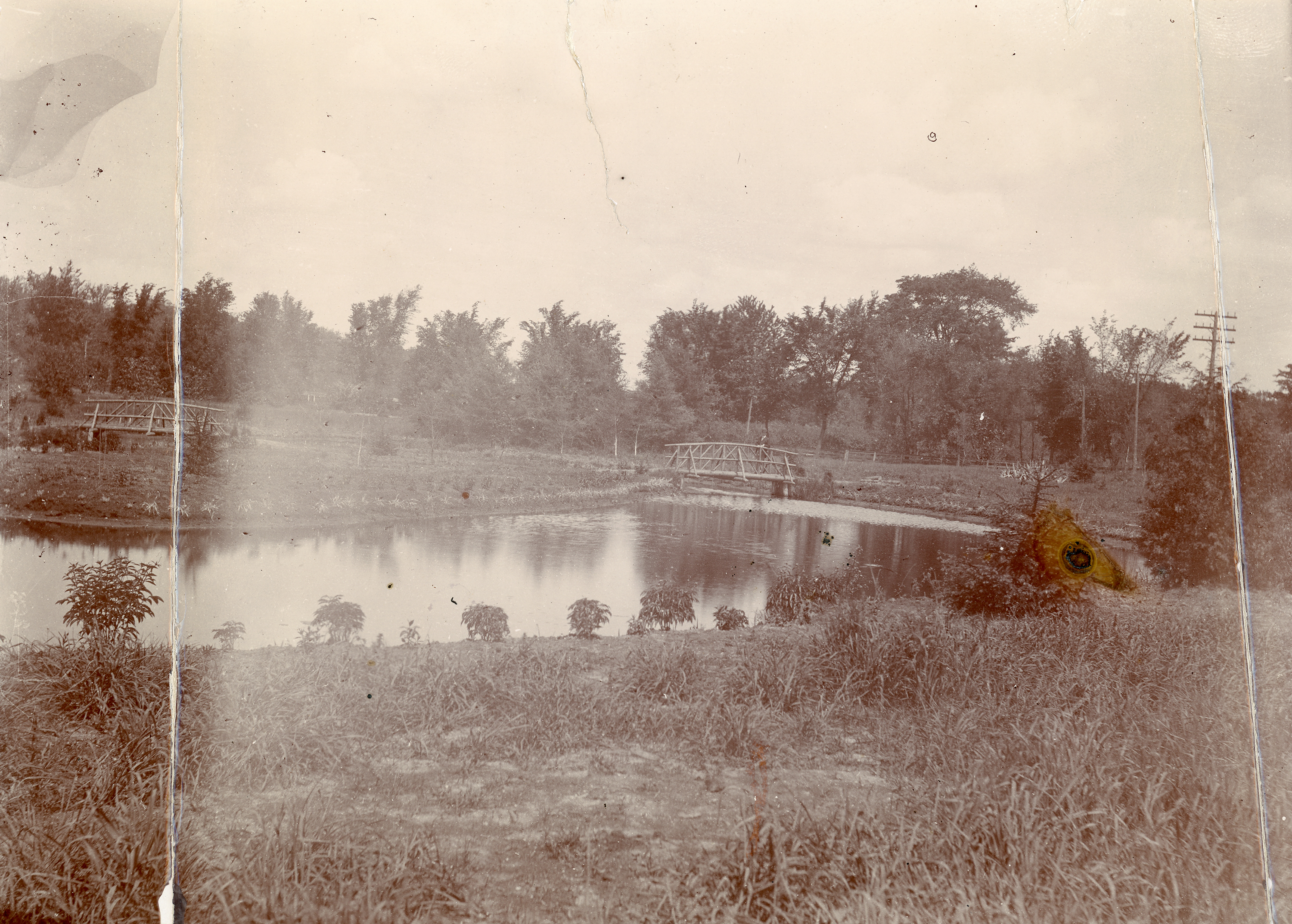 Beal Garden with Footbridges, circa 1895