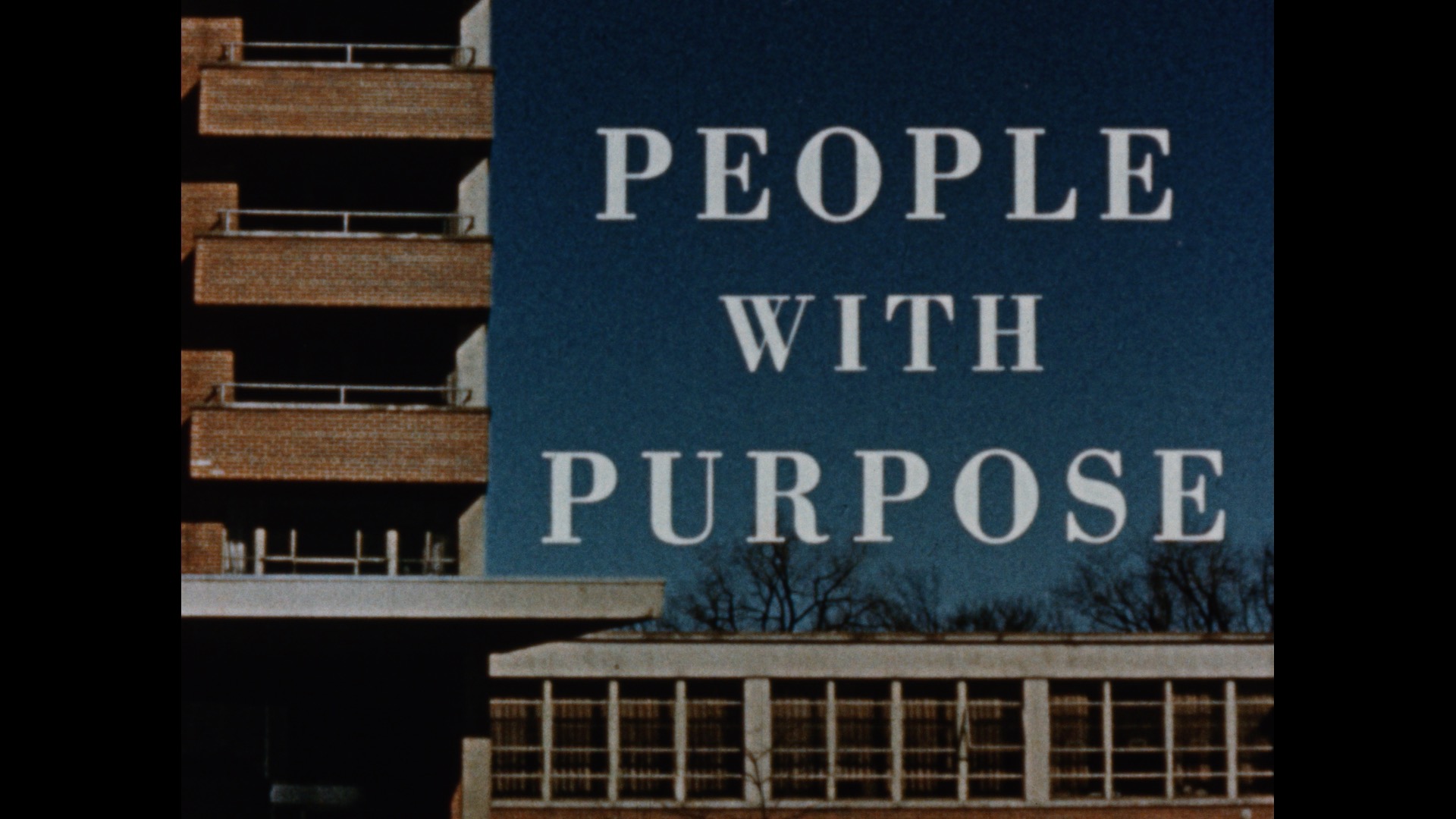 People With Purpose, 1954