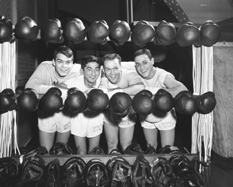Boxers William Greenway, Chocken Mackawa, Andrew Ronie, and George Sisinni