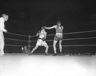 Boxing Match vs. Wisconsin, 1956