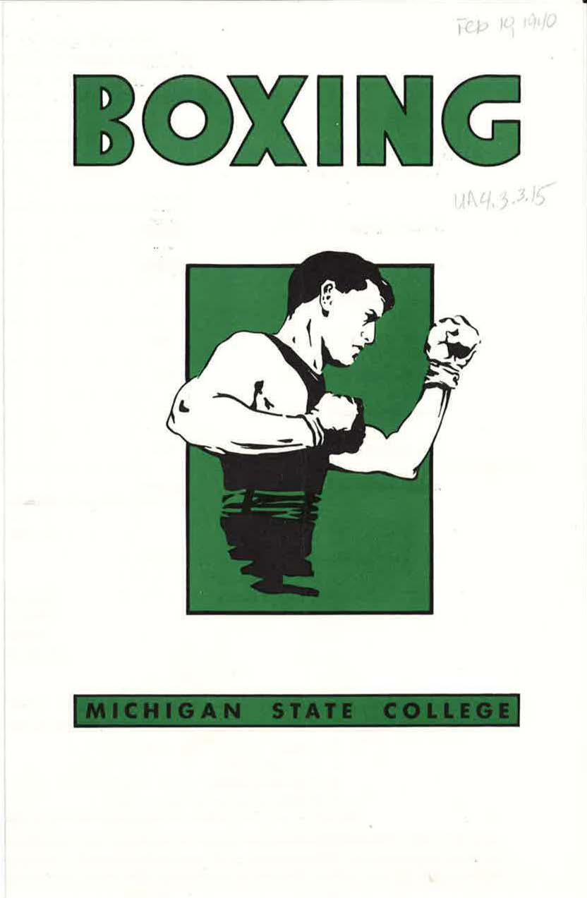 Boxing Program, February 10, 1940