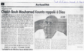 Obituary: Shaykh Buh Muhamed Kunta called home to God