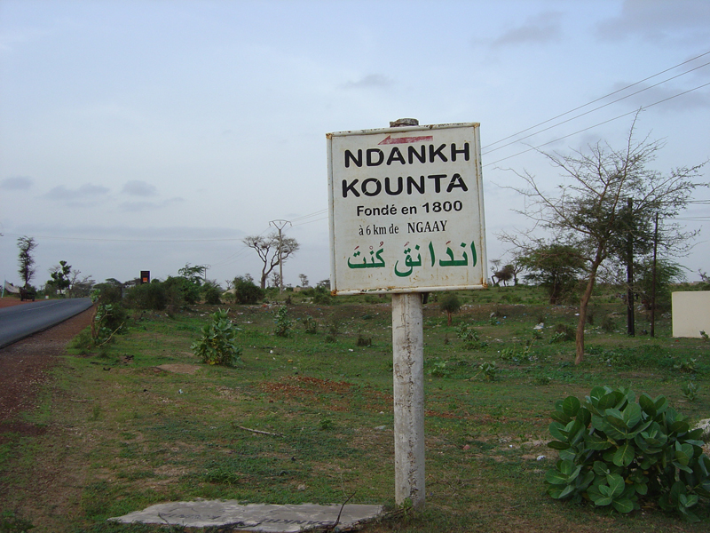 Photo of Ndankh road sign