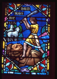 1. David slays the Lion (I Sam. 17:32-37)