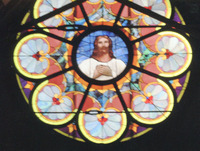 Christ Rose Window