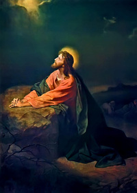 Christ in Gethsemane, Hoffman painting