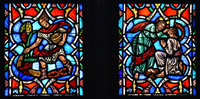 The Sower, left; Healing Bartimaeus, right