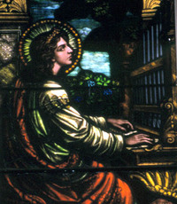 St. Cecilia close-up