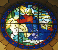 Jesus praying at the Garden of Gethsemane