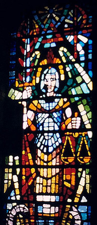St. Michael with sword and scales