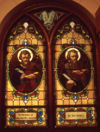 St. Matthew (left) and St. Mark (right)