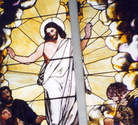 Ascension of Christ detail