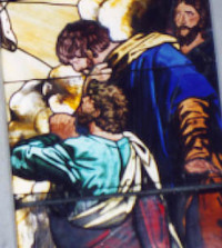 Ascension of Christ detail