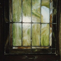 Green Ornamental Window Detail