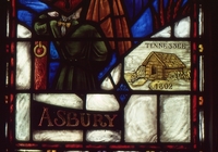 Francis Asbury on Horse Window Detail 2