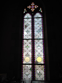 Ornamental window, right side