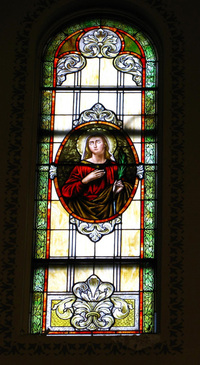 St. Agnes Window photograph by Dave Daniszewski