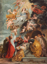 Painting attributed to Rubens Studio