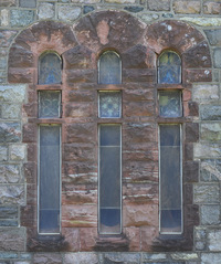 The Newberry Memorial Window outside