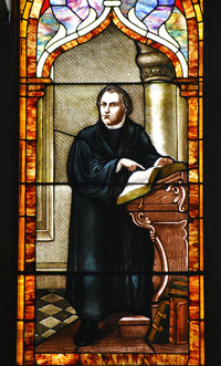 Luther in His Study