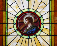 Portrait of Jesus close-up
