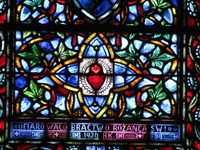 Margaret Alacoque Messenger of the Sacred Heart inscription