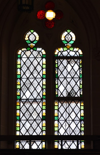 Grisaille glass by Friederichs and Staffin