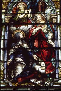 Saint Margaret Mary Alacoque close-up