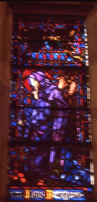 Resurrection Window detail - Virgin Mary