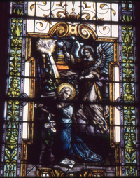 The Annunciation - detail