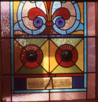 Ornamental Window - Dea. and Mrs. W. E. Manning