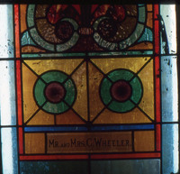 Ornamental Window - Mr. and Mrs. C. Wheeler