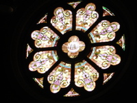 Rose Window with Bible