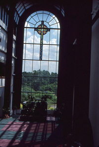 Cross in Atrium