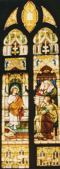 Jesus teaching in the Temple