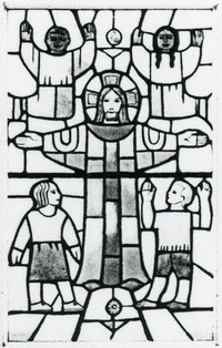 Little Children and Jesus, middle Willet Studio sketch