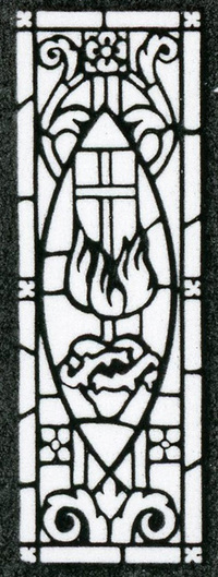 Sacred Heart of Jesus, Willet Studio sketch