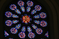 Rose Window Dedicated to Mary 