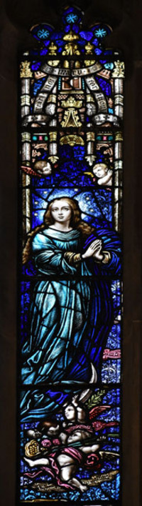 The Assumption Window, top middle