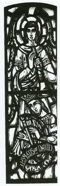 Choisters of David the Psalmist, Willet studio sketch