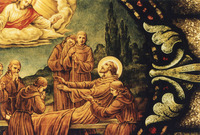Death of St. Francis clopse-up