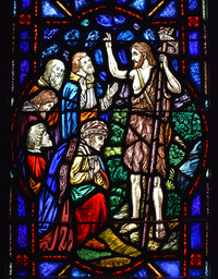 John the Baptist Preaches close-up