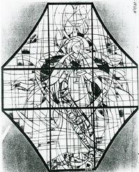 Blessed Mother as the Immaculate Heart of Mary Willet studio sketch
