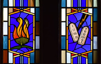The Burning Bush, The 10 Commandments close-up