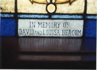 In Memory of David and Louisa Beacom