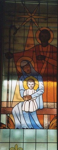 Joseph, Mary, and the baby Jesus